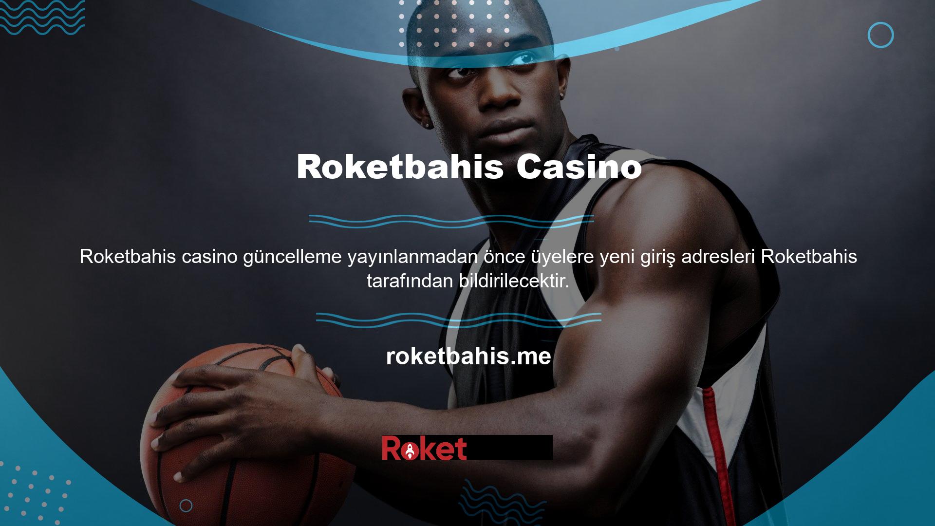 Çoğu casino sitesinde olduğu gibi, Roketbahis de yasal olarak kayıtlı değildir ve bu nedenle adresinin düzenli olarak güncellenmesi gerekmektedir