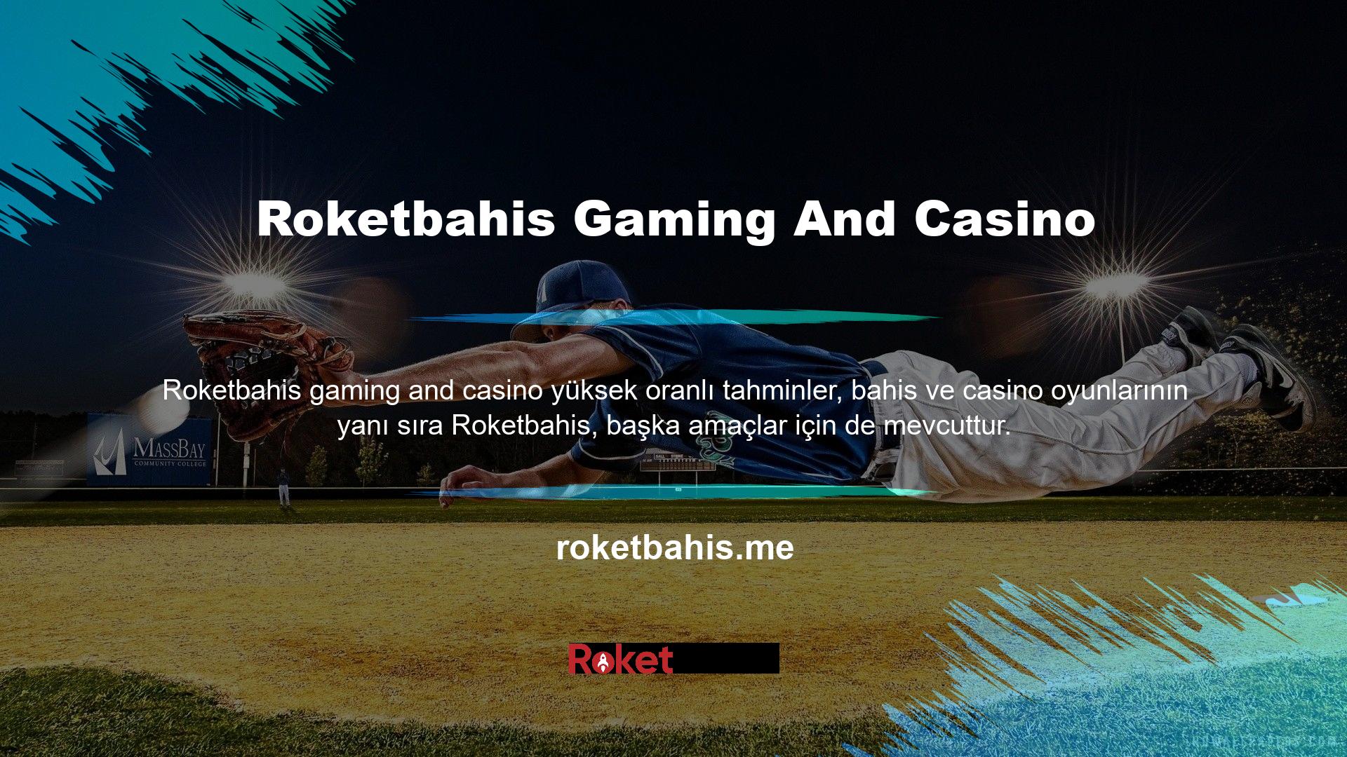 Daha önce de belirttiğimiz gibi Roketbahis Gaming and Casino dışında başka hangi oyunlar oynanabilir? Soruları yanıtlarken, poker alternatiflerinin yanı sıra slotlar ve canlı slotlar gibi gerçek parayla oynanan oyun türleri de var